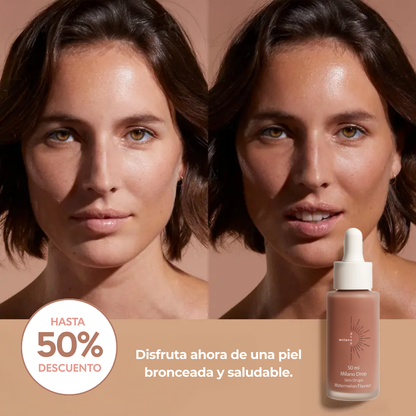 Gotas bronceadoras bebestibles